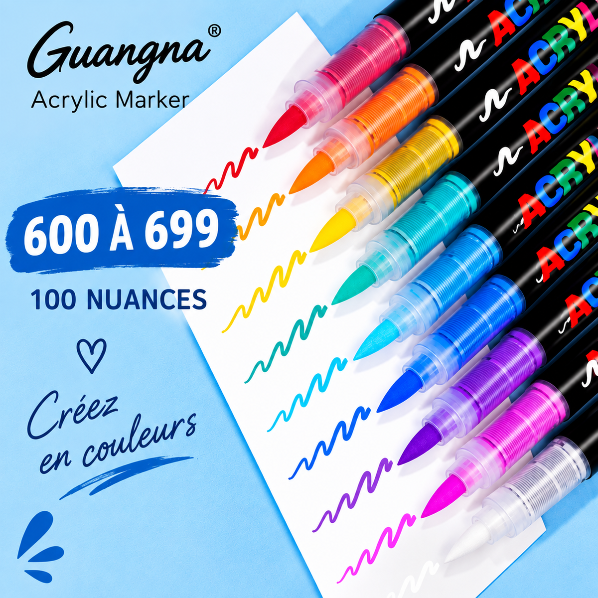 Guangna brush à l'unité de 600 à 699