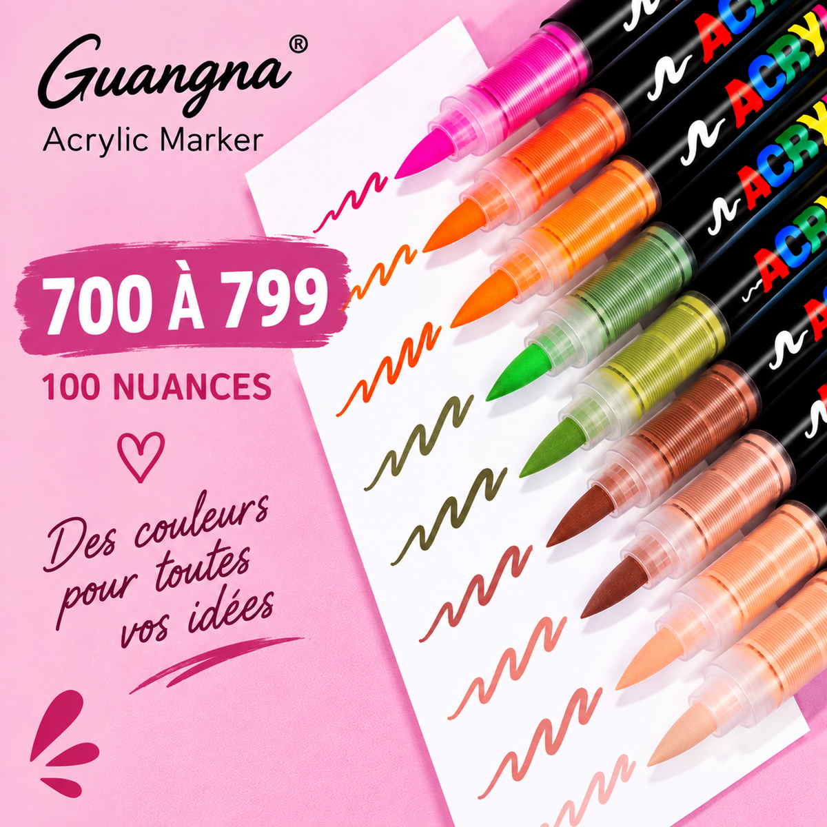 Guangna brush à l'unité de 700 à 799