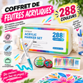 Mallette Languo Brush – 288 feutres acryliques